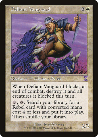 Vanguardia desafiante [Espiral del tiempo en diferido] 