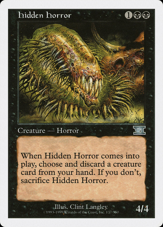 Terror oculto [Clásico Sexta Edición] 