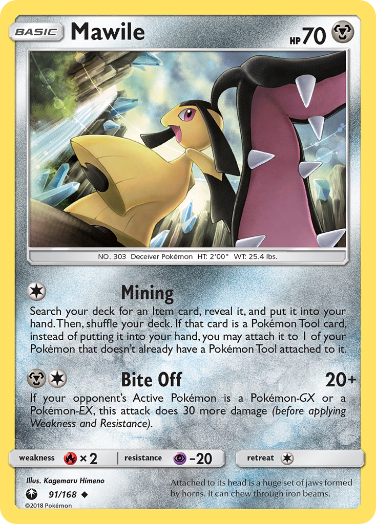 Mawile (91/168) [Sol y Luna: Tormenta Celestial] 