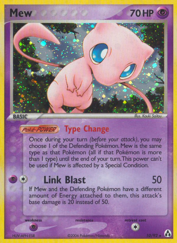 Mew (10/92) [EX: Creador de leyendas] 