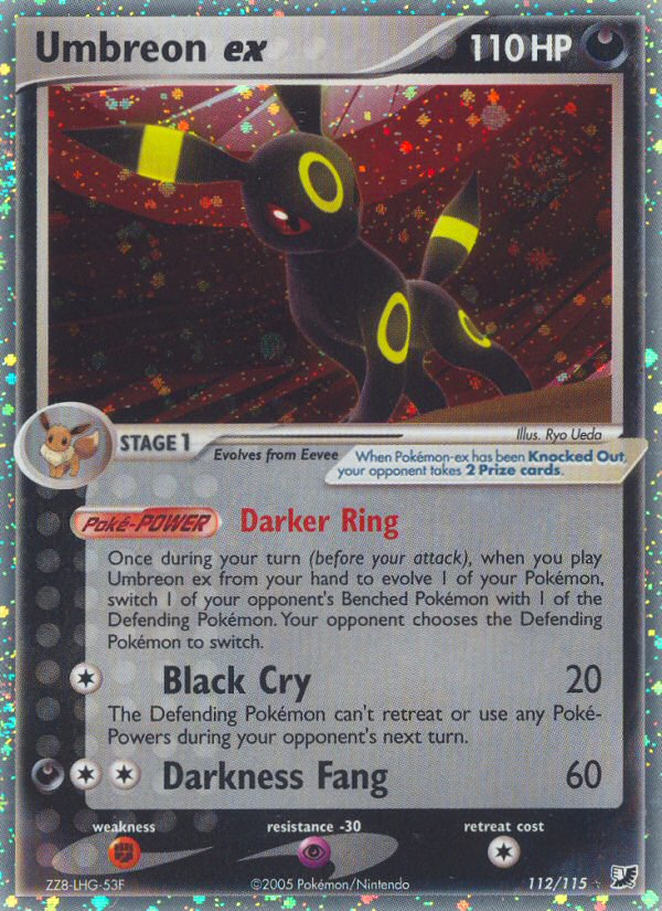 Umbreon ex (112/115) [EX: Fuerzas invisibles] 