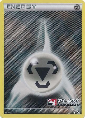 Metal Energy (112/114) (Promoción de Play Pokemon) [Blanco y negro: Conjunto básico] 