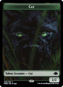 Insecto // Gato (008) Ficha de doble cara [Fichas remasterizadas de Dominaria] 