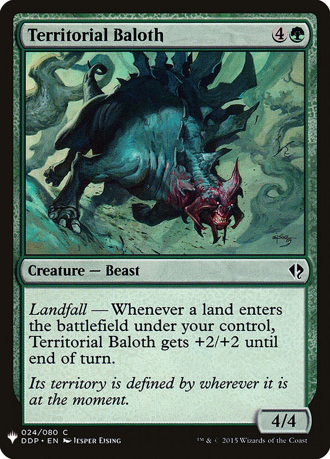 Baloth territorial [Ampliador misterioso] 