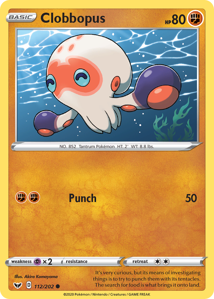 Clobbopus (112/202) [Espada y escudo: conjunto básico] 