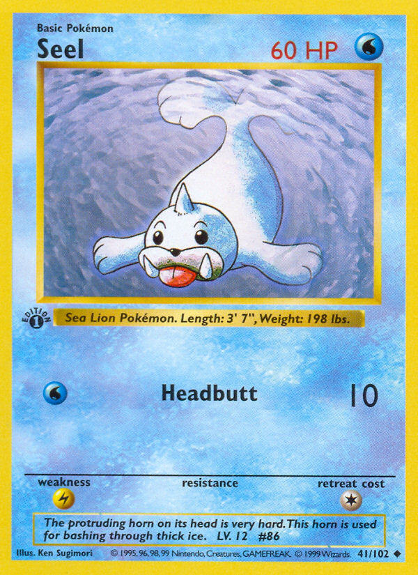 Seel (41/102) (Shadowless) [Conjunto básico 1.ª edición] 