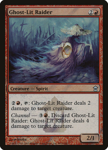 Raider iluminado por fantasmas [Promociones de Salvadores de Kamigawa] 