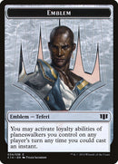 Teferi, emblema del Archimago temporal // Zombi (011/036) Ficha de doble cara [Fichas Commander 2014] 