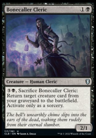 Clérigo clamahuesos [Commander Legends: Batalla por Baldur's Gate] 
