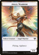 Human Warrior // Angel Warrior Ficha de doble cara [Fichas Kaldheim] 