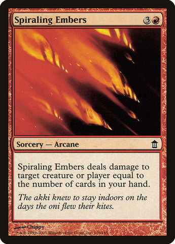 Brasas en espiral [Salvadores de Kamigawa] 