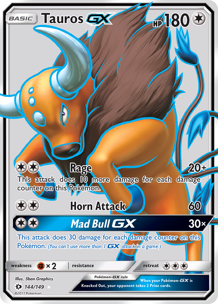 Tauros GX (144/149) [Sol y Luna: Conjunto básico] 