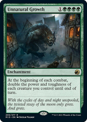 Crecimiento antinatural [Innistrad: Caza de medianoche] 