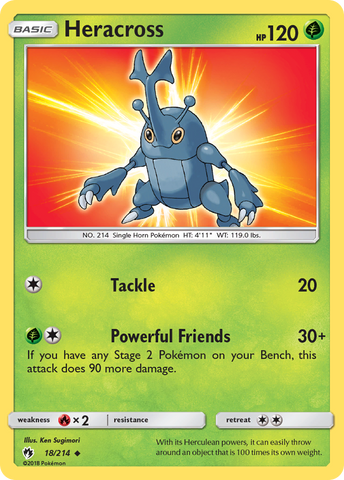 Heracross (18/214) [Sol y Luna: Trueno perdido] 