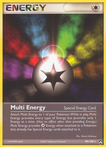 Energía múltiple (89/108) [EX: Guardianes del poder] 