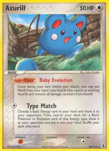 Azurill (20/113) [EX: Especie Delta] 