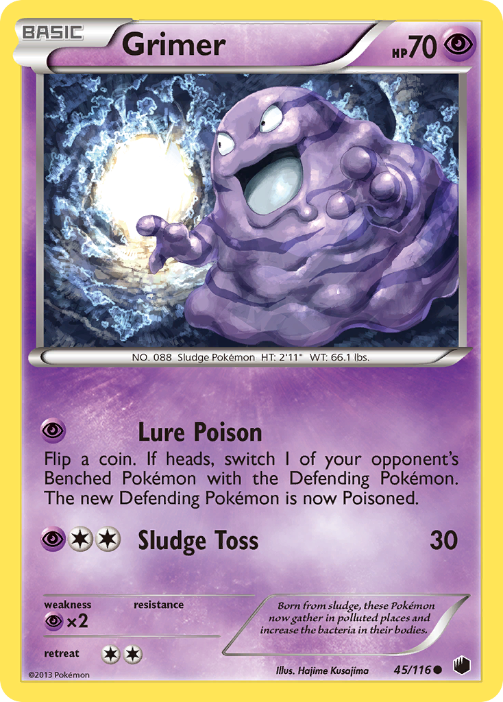 Grimer (45/116) [Blanco y negro: Plasma Freeze] 