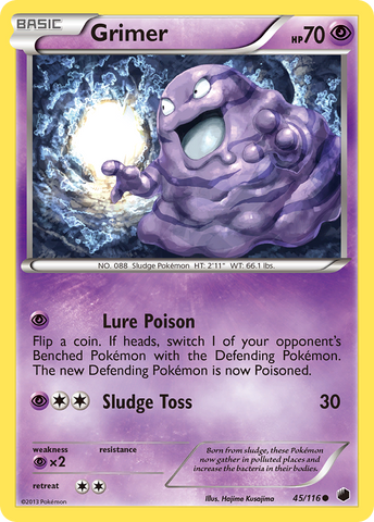 Grimer (45/116) [Blanco y negro: Plasma Freeze] 