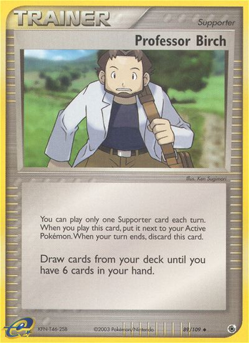 Profesor Birch (89/109) [EX: Rubí y Zafiro] 