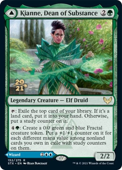 Kianne, decana de sustancias // Imbraham, decana de teoría [Promociones de presentación de Strixhaven: School of Mages] 