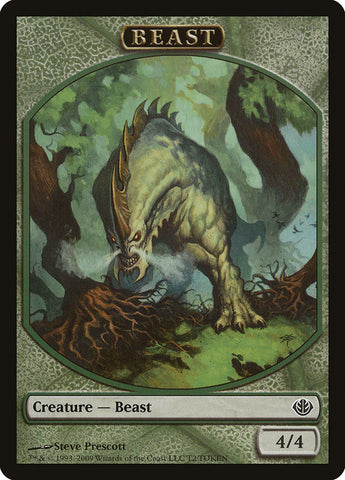 Ficha de Bestia (T2) [Mazos de duelo: Fichas Garruk vs. Liliana] 
