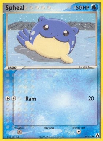 Spheal (65/92) [EX: Creador de leyendas] 