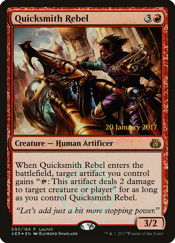 Quicksmith Rebel (Lanzamiento) [Promociones de Aether Revolt] 