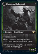 Ulvenwald Oddity // Ulvenwald Behemoth [Innistrad: Doble función] 