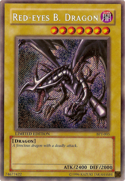 Dragón B. de Ojos Rojos [BPT-005] Secreto Raro 