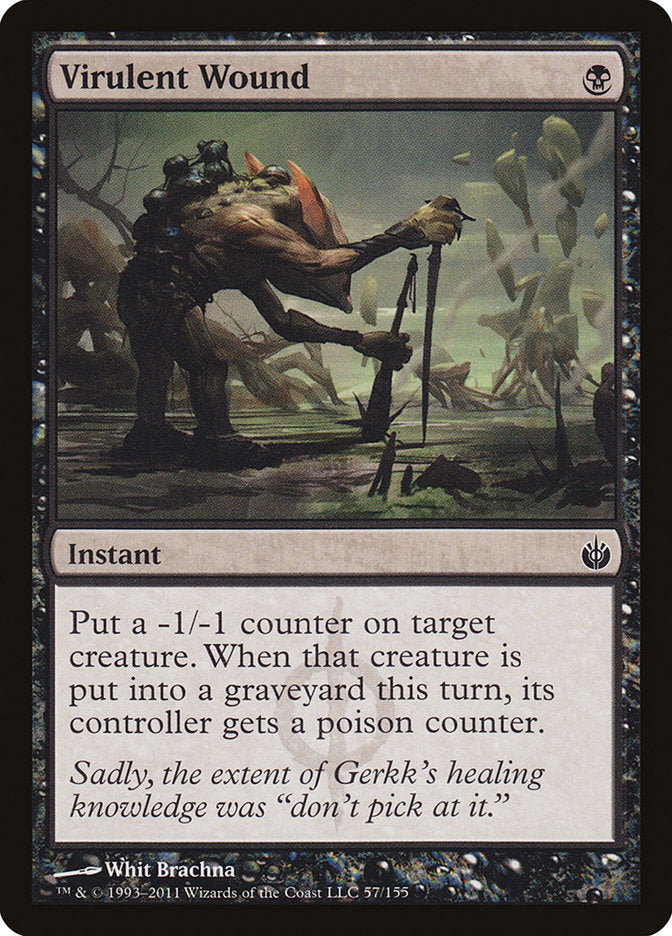 Herida virulenta [Mirrodin asediado] 