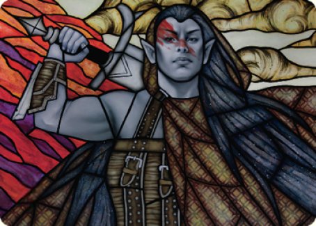 Tarjeta de arte Radha, señor de la guerra de la coalición [Serie de arte Dominaria United] 