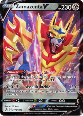 Zamazenta V (SWSH019) [Espada y escudo: Promociones de Black Star] 
