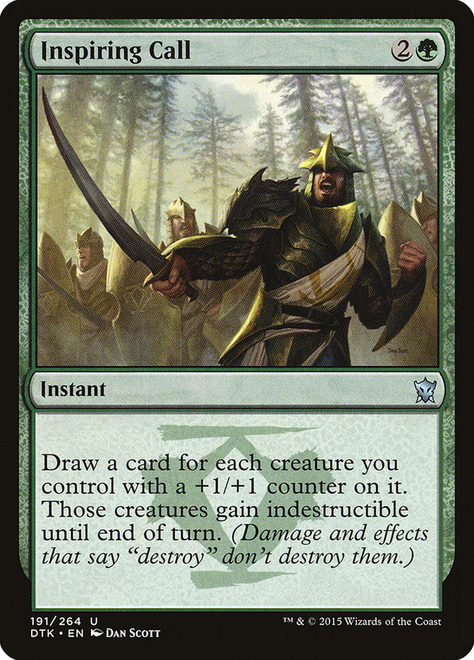Llamada inspiradora [Dragones de Tarkir] 