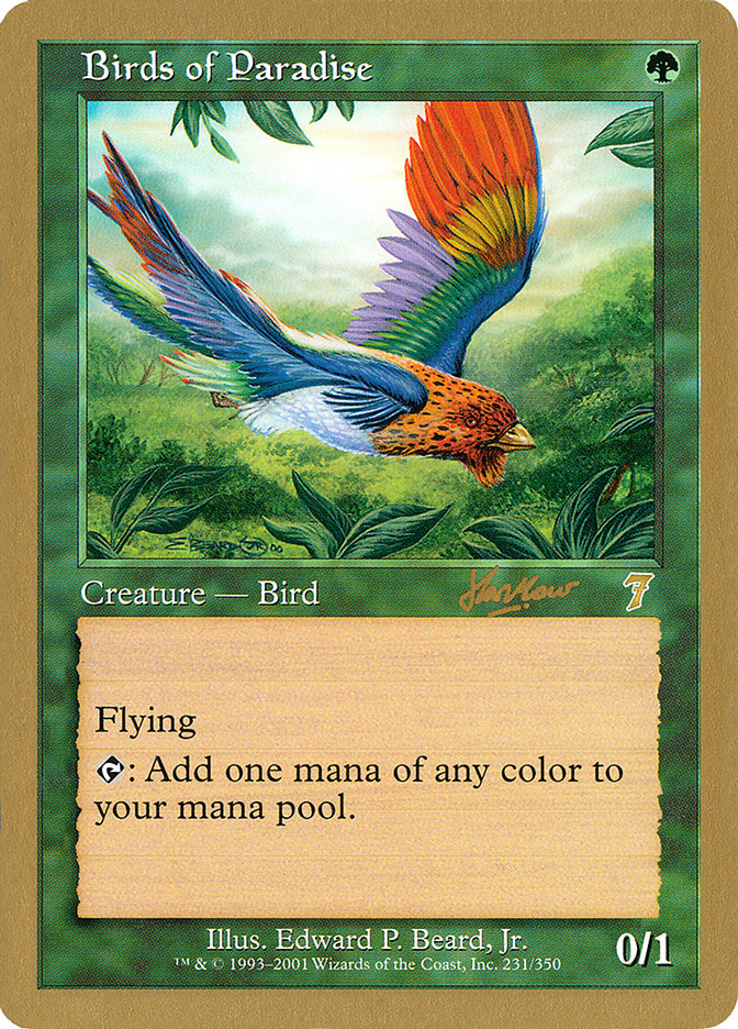 Aves del paraíso (Sim Han How) [World Championship Decks 2002] 
