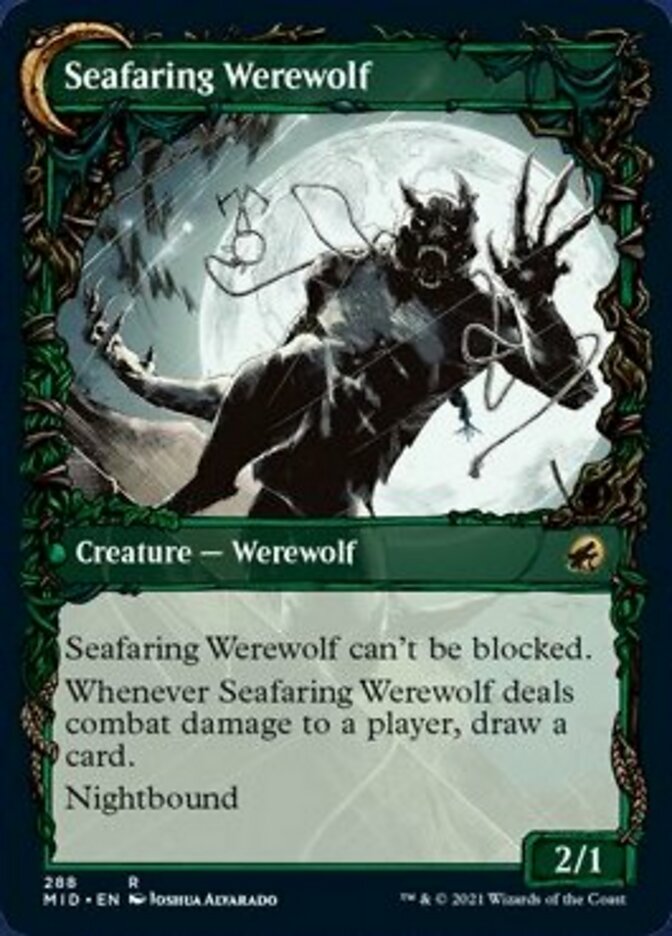 Polizón sospechoso // Hombre lobo marinero (Showcase Equinox) [Innistrad: Midnight Hunt] 