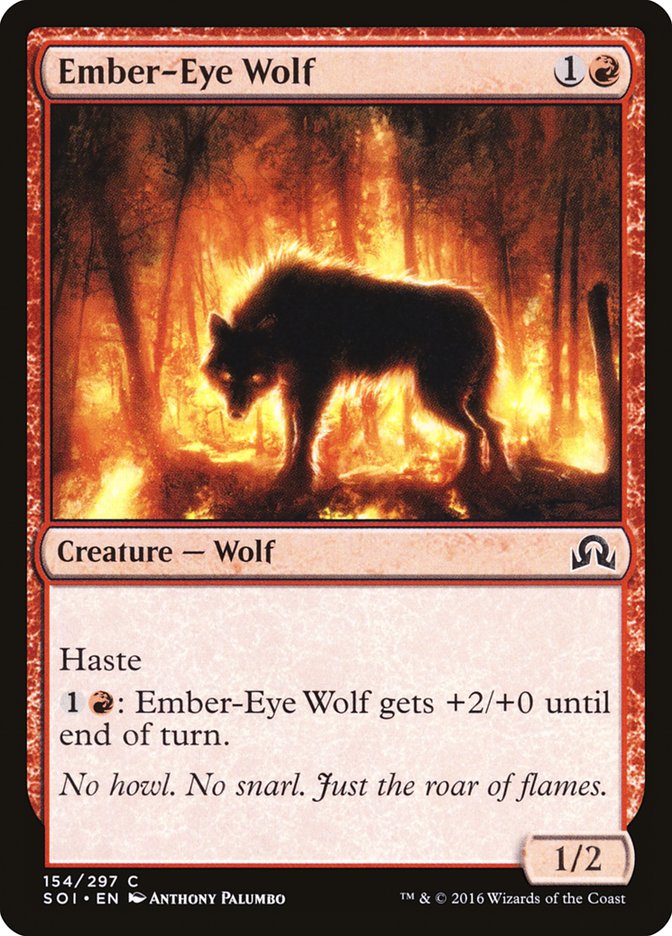Lobo con ojos de ascuas [Sombras sobre Innistrad] 