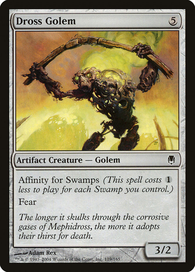 Golem escoria [Acero oscuro] 
