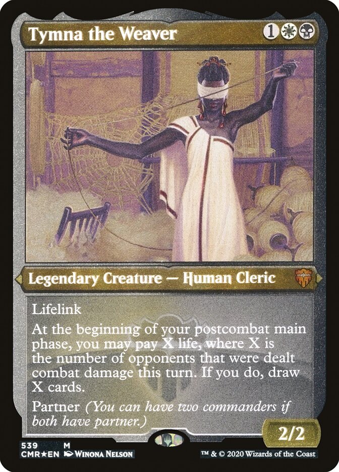 Tymna la Tejedora (Grabada) [Commander Legends] 