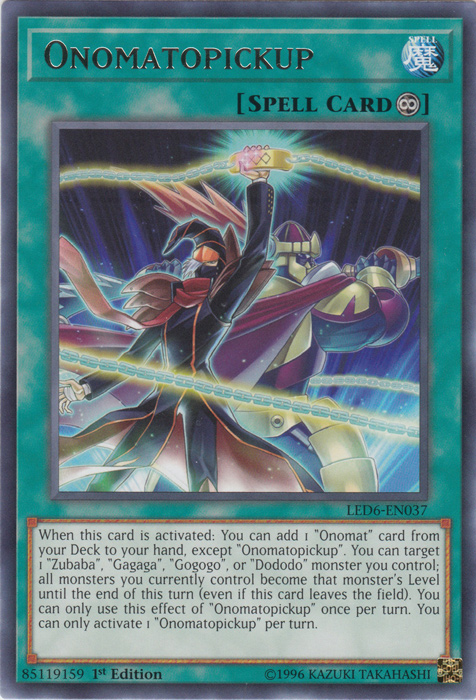 Onomatopickup [LED6-EN037] Raro 