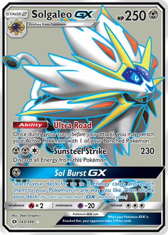 Solgaleo GX (143/149) [Sol y Luna: Conjunto básico] 