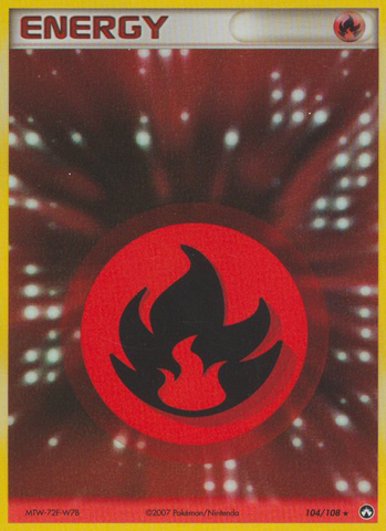 Energía de fuego (104/108) [EX: Guardianes del poder] 