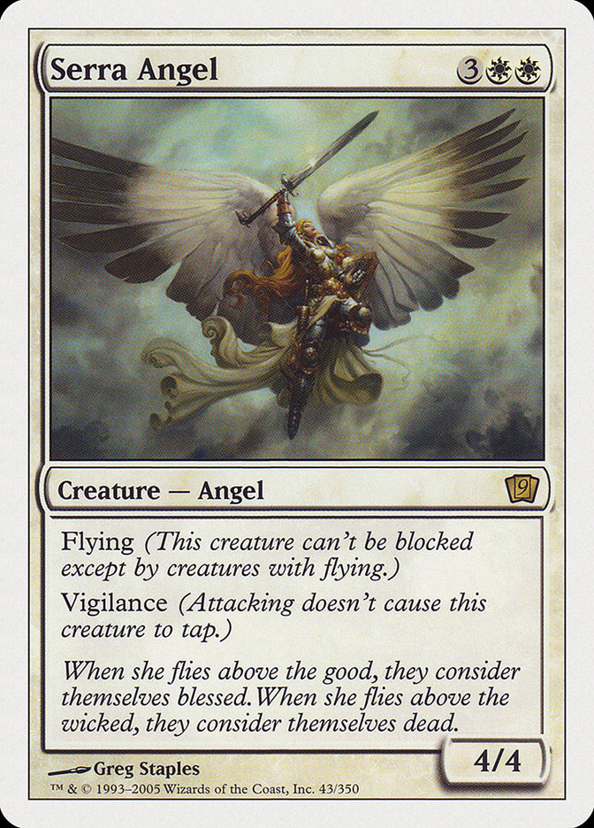 Serra Angel (9.a edición) [Tarjetas de gran tamaño] 
