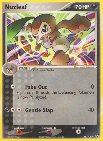 Nuzleaf (36/108) [EX: Guardianes del poder] 