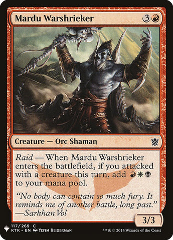 Mardu Warsshrieker [Potenciador misterioso] 