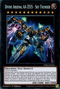Arsenal Divino AA-ZEUS - Sky Thunder [PHRA-EN045] Secreto Raro 