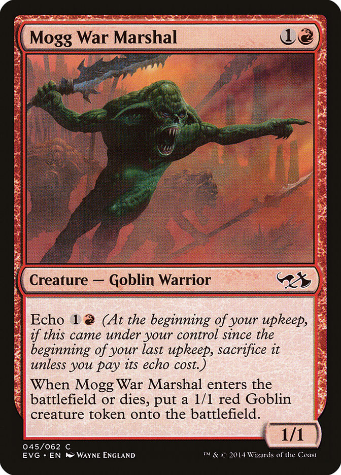 Mogg War Marshal (Elfos contra Goblins) [Antología de Duel Decks] 