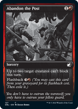 Abandonar el puesto [Innistrad: doble función] 