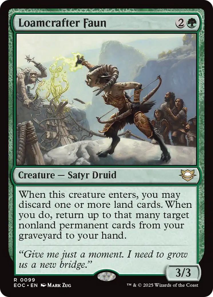 Loamcrafter Faun [Edge of Eternities Commander]