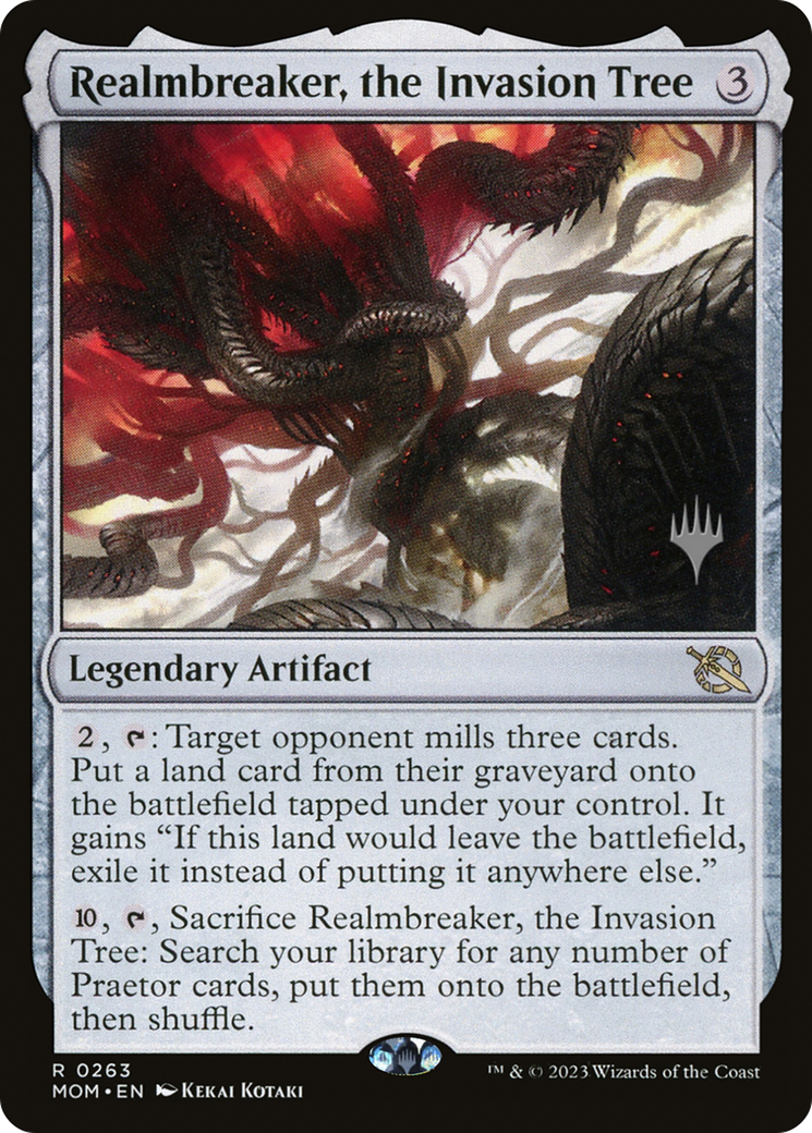 Realmbreaker, the Invasion Tree (Paquete promocional) [Promociones de March of the Machine] 