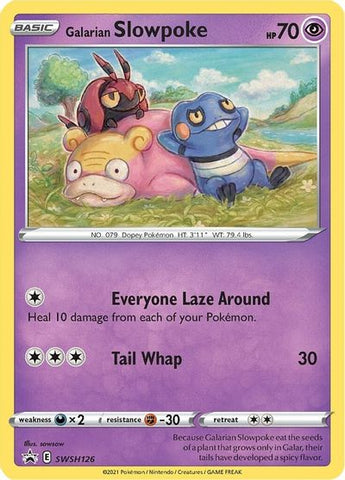 Galarian Slowpoke (SWSH126) [Espada y escudo: Promociones de Black Star] 